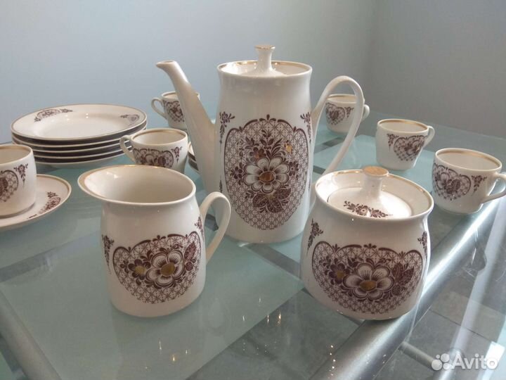 Кофейный сервиз фарфор