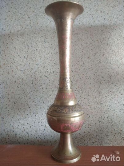 Вазочка индия латунь
