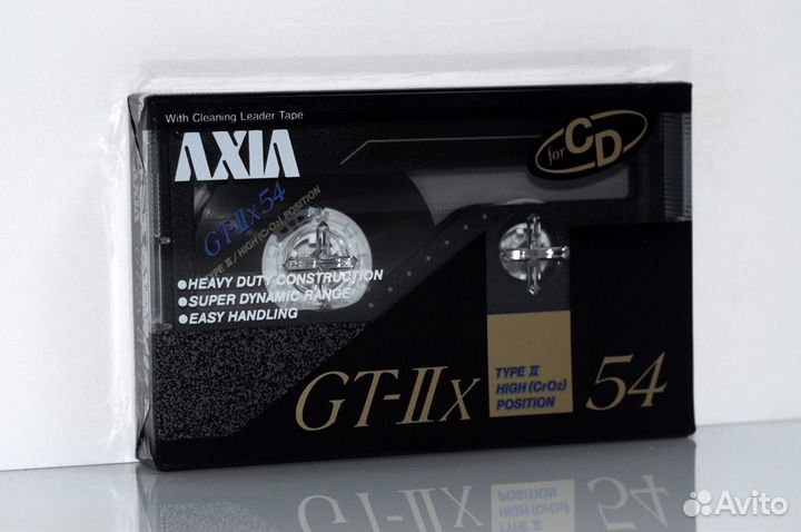 Аудиокассеты axia GT-IIx 54 japan market (4858-0)