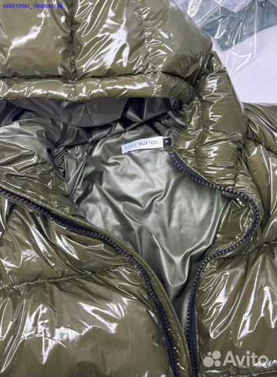 Пуховик Cole Buxton зеленый качество (Арт.89285)