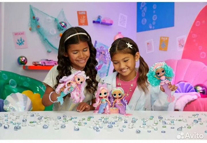 Кукла lol tweens mermaid Lola Wawes русалочка