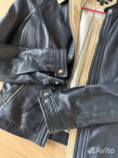 Куртка кожаная женская Massimo Dutti размер S