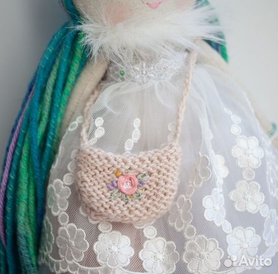 Авторская текстильная кукла ручной работы