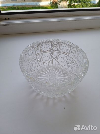 Хрустальный салатник СССР