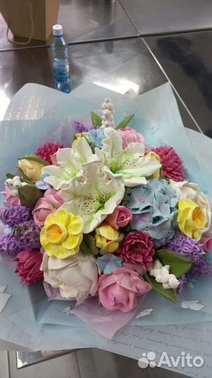 Сьедобные букеты цветов