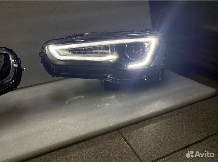 Mitsubishi Lancer X Фары тюнинг Demon eyes E3FY6