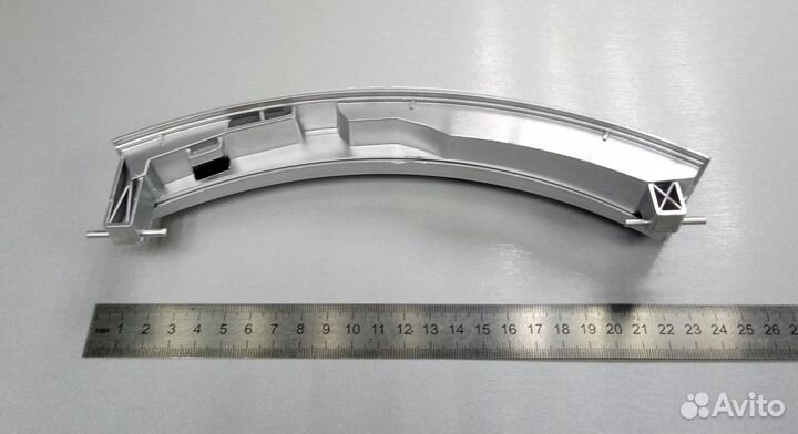 Ручка люка сма Bosch Siemens серебро F20 DHL015BO