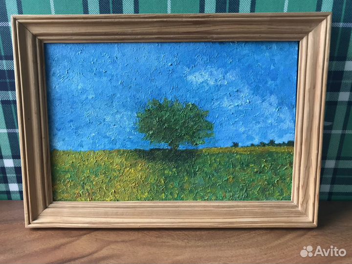 Картина маслом на холсте пейзаж
