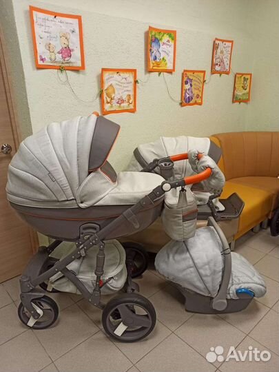 Коляска вездеход Adamex Monte 3 в 1