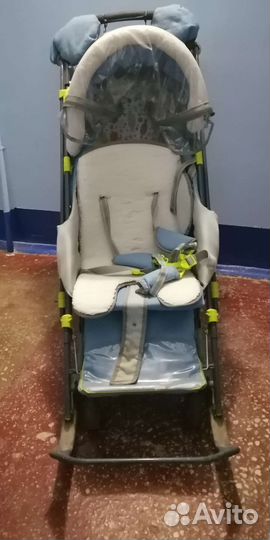 Детские санки коляска ника