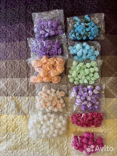 Цветы из фоамирана для рукоделия и подделок