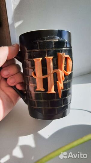 Кружка с декором Гарри Поттер,ручная работа