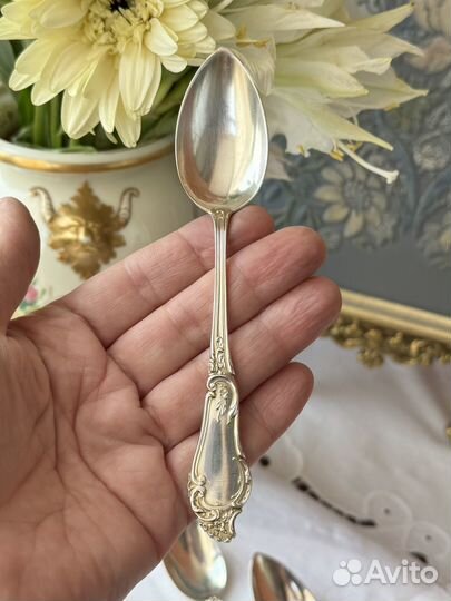Ложка чайная серебро Франция.Антиквариат
