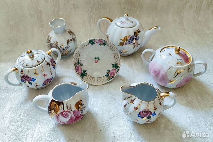 Сахарница и молочник лфз, Дулево