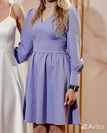 Платье сиреневое 42р-р