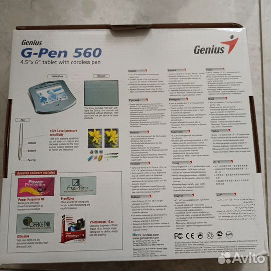 Графический планшет Genius G-Pen 560
