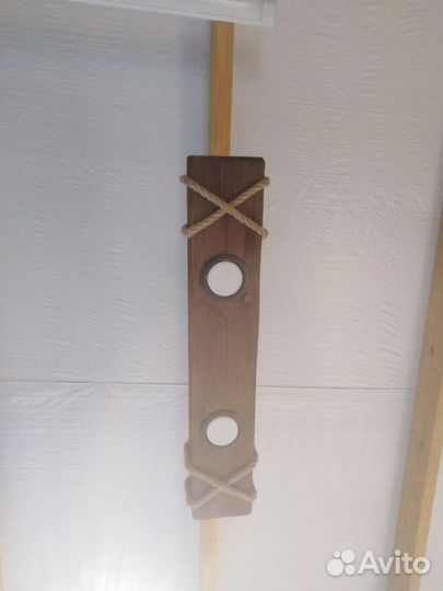 Люстра бревно Лофт