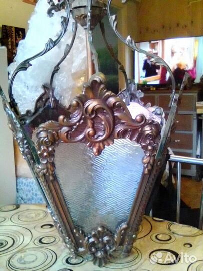 Люстра металл СССР