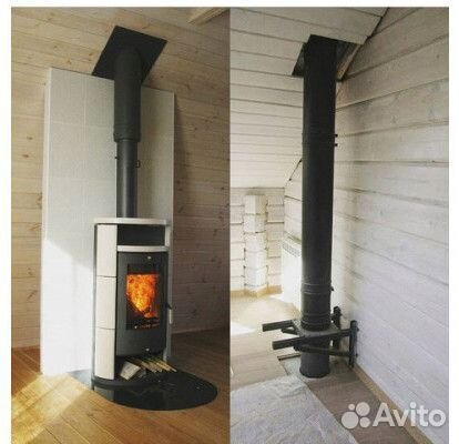 Дымоходы из нержавеющей стали.д.130, высота 5 м