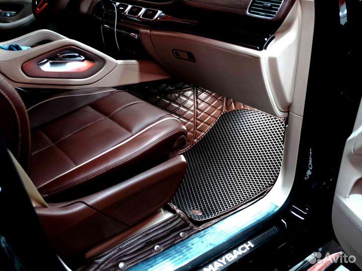 Автоковрики на Mercedes-Benz GLS-Maybach 2021г