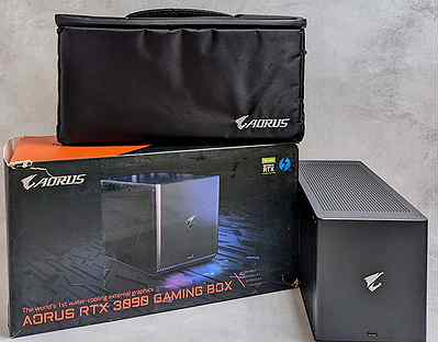 Внешний бокс с видеокартой aorus GeForce RTX 3090