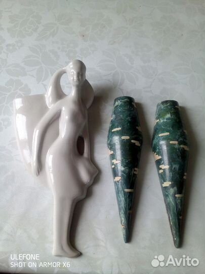 Статуэтки ссср,вазы,подсвечники и другое