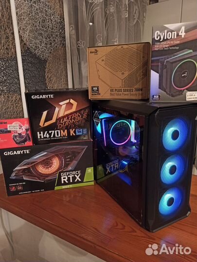 Мощный игровой компьютер RTX 3060ti / i5 10400F