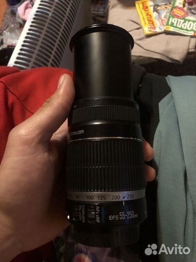 Объектив canon ef-s 55-250 mm