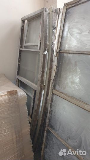 Фабричные деревянные окна советские