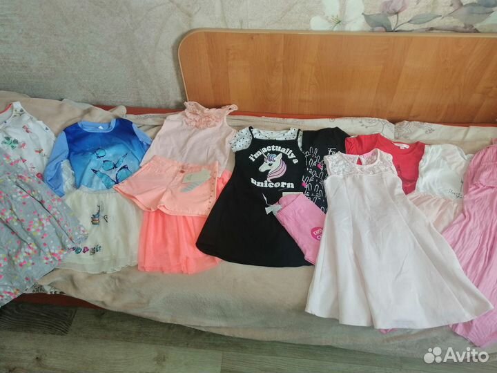 Пакетом летние вещи на р 110 hm и др 14 шт