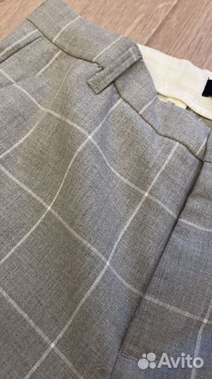 Pull and bear брюки мужские в клетку