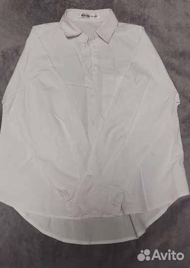 Рубашка школьная для девочки 158