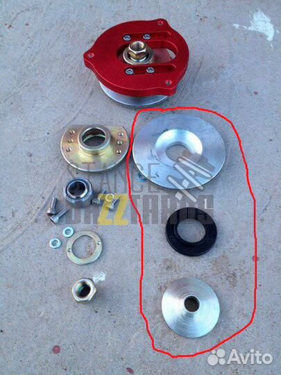 Опоры развальные передние на шс VW Caddy 3 (2K)