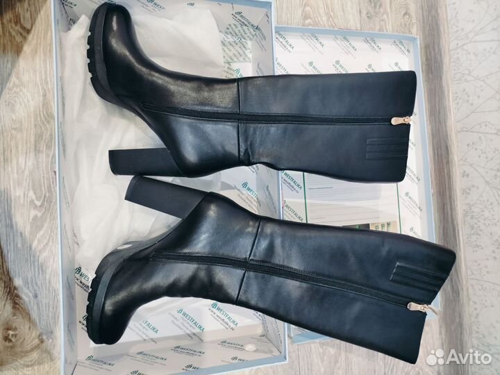 Сапоги женские демисезон 40 натуральные