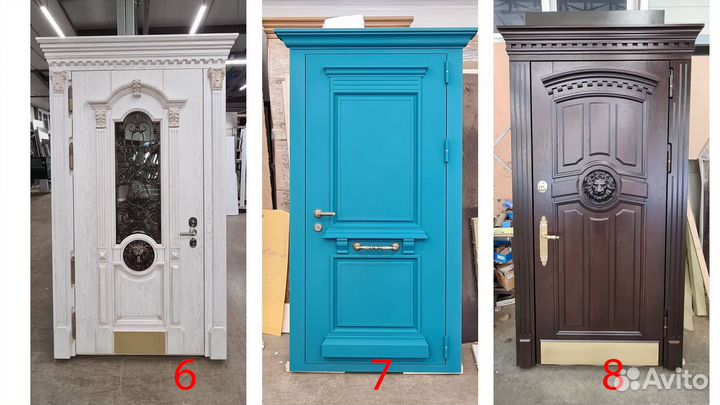 Парадные двери на дом. Держат 45 градусов