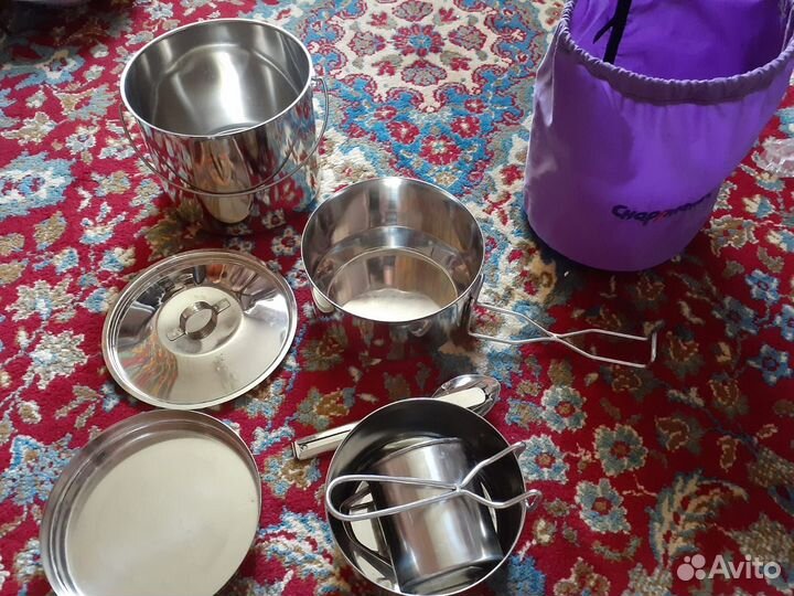 Туристическии набор посуды новый