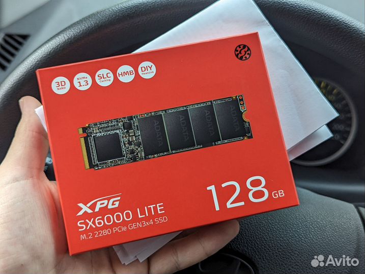 Nvme Ssd диск 128gb Adata SX6000 lite