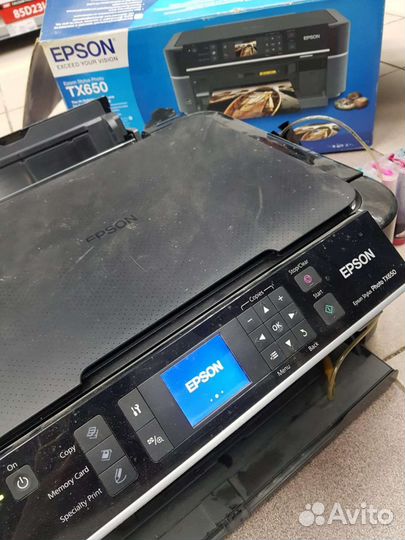 Мфу Epson Stylus Photo TX650 с снпч