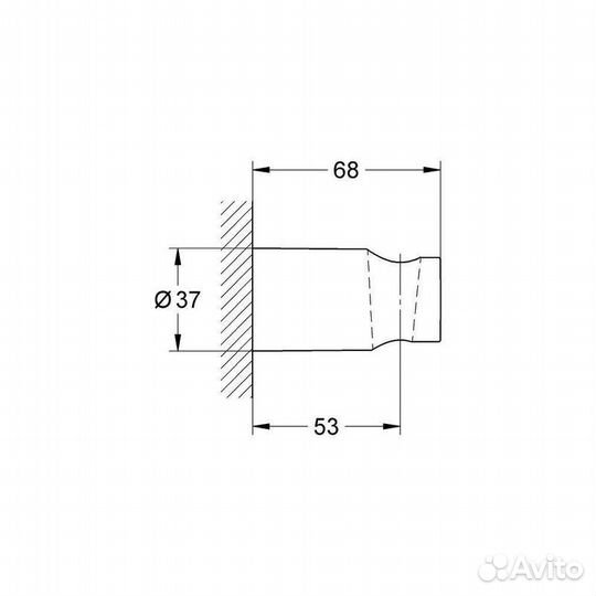 27594000 HG Croma 100 Vario/Porter'S душевой набор