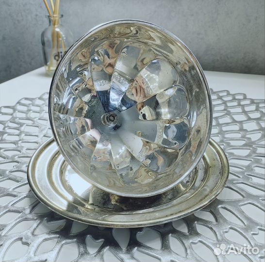 Масленка антикварная Англия