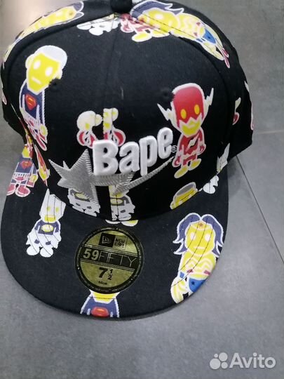 Бейсболка с прямым козырьком