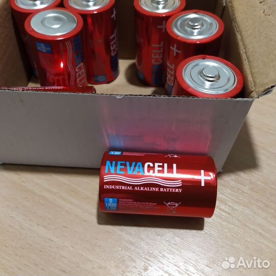 Батарейки Nevacell LR20 SR2 90 (остаток 8 шт)