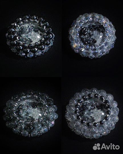 Броши «Солнце»; «Полнолуние»