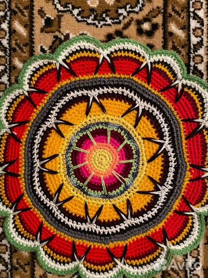 Коврики вязаные крючком