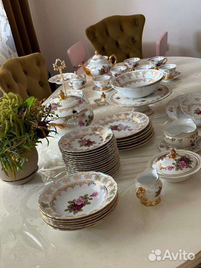 Набор столовой посуды фарфор