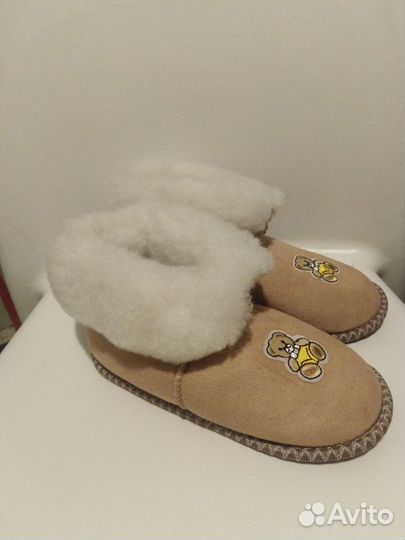 Тапочки детские шерстяные