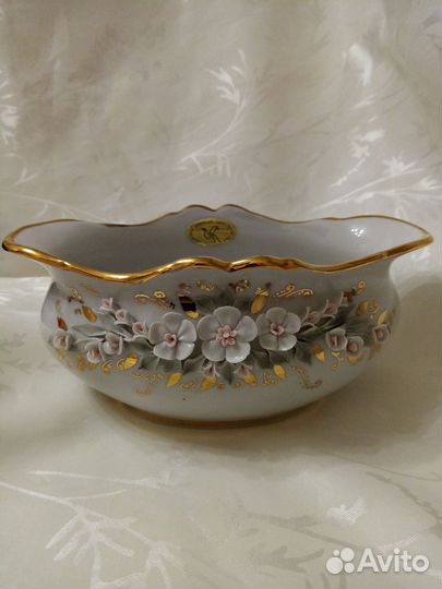 Конфетница салатник Кисловодский фарфор СССР