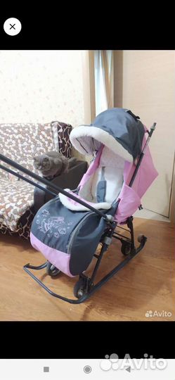 Санки коляска ника