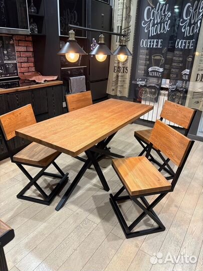 Стол обеденный из массива дерева