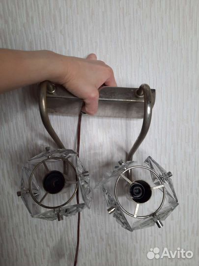 Хрустальное бра СССР